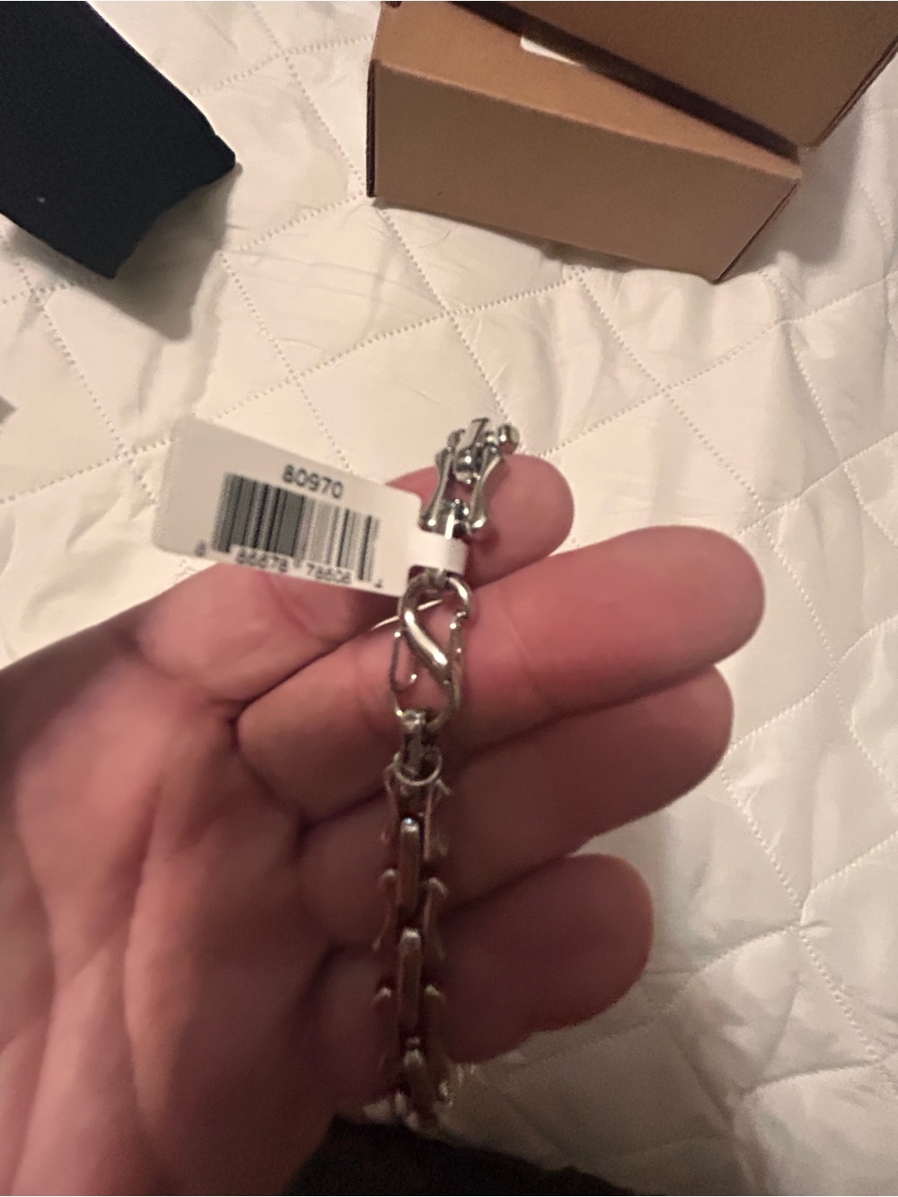 Invicta Silver-Tone Linked Bracelet Watch Bracelet